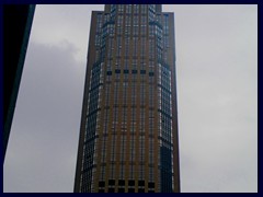 The Pinnacle (360m, 60 floors), a postmodern skyscraper built 2012. Would fit well in New York.